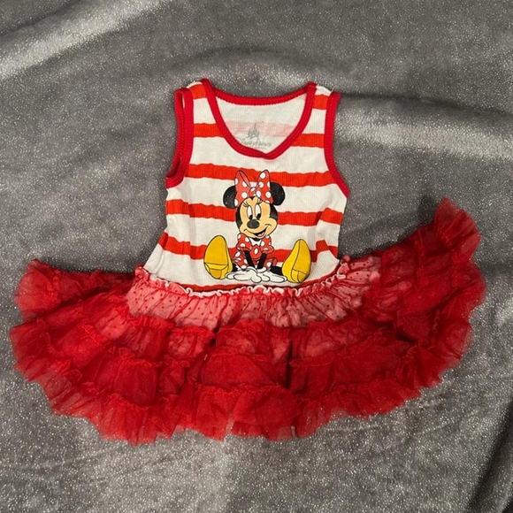 Disney Dresses | Nwot! Red Minnie Mouse Tutu Dress | Color: Red | Size: 6mb | Sistersunited's Closet